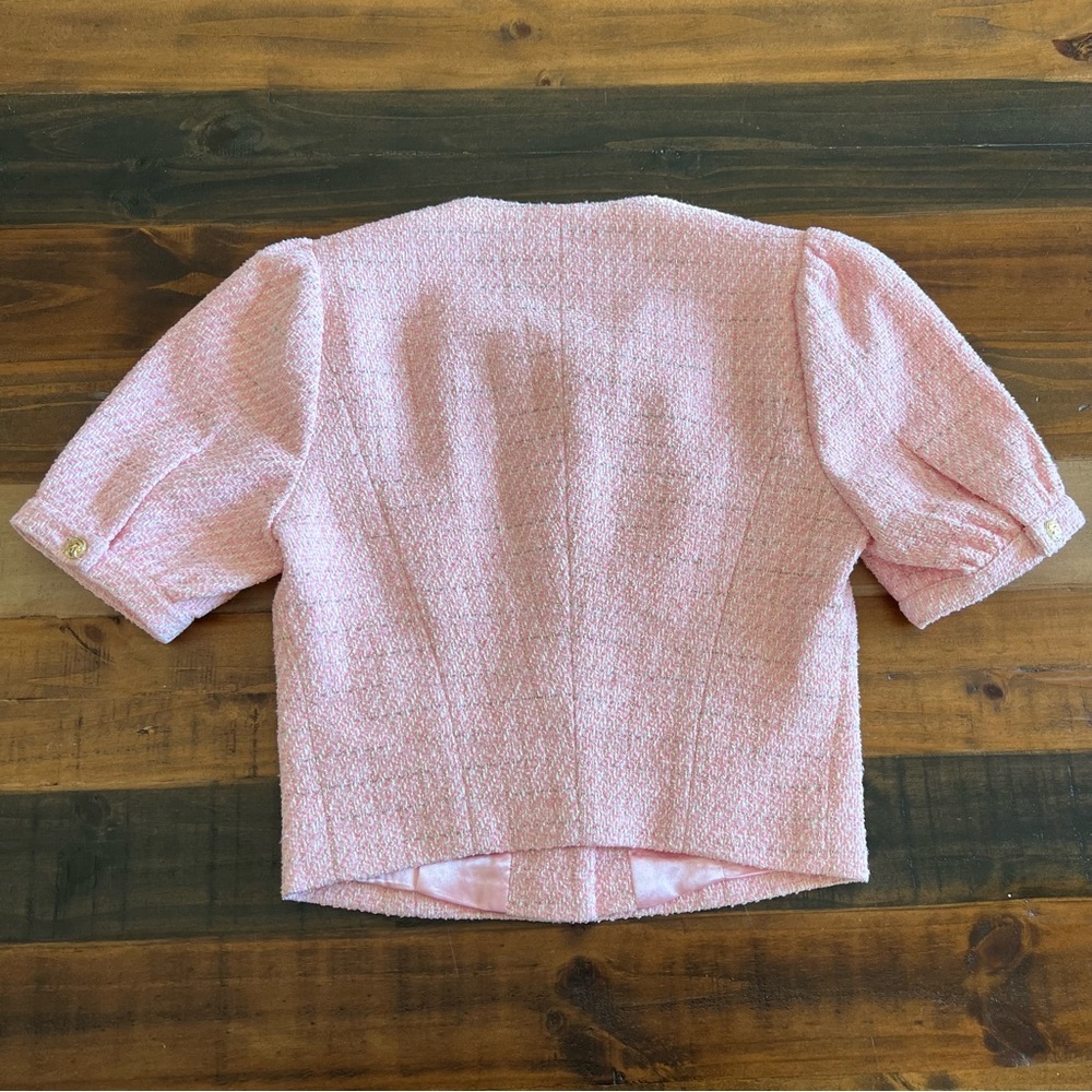 Generation love pink tweed jacket xsmall - Picture 3 of 3